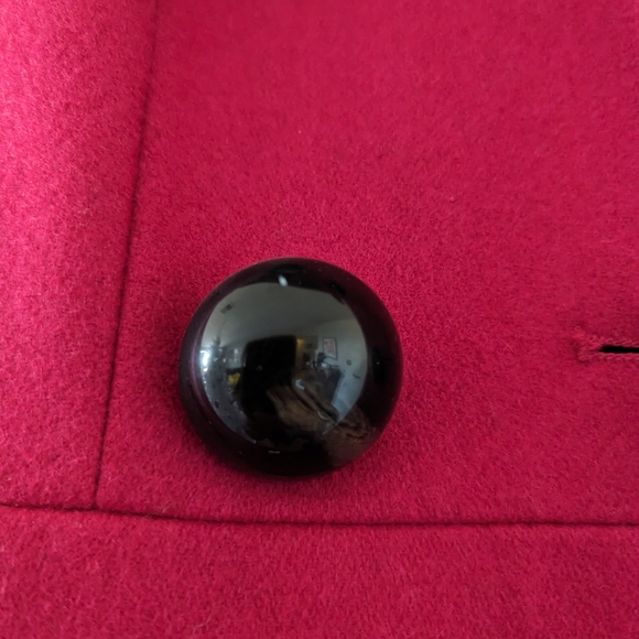 Guess Wool Long Peacoat, medium, sangria colored - Picture 11 of 13